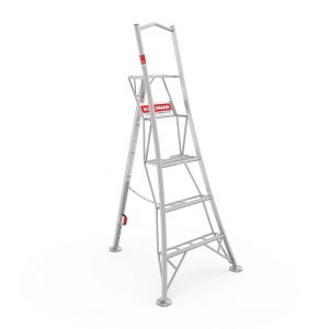 Henchman Platform Tripod Ladder - Rear Adjustable Leg