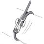 Notch BackBone Mini Knotless Rigging Connector - Honey Brothers