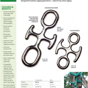 Notch BackBone Mini Knotless Rigging Connector