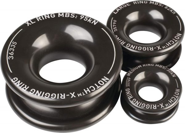 Notch Hard Coated X-Rigging Rings