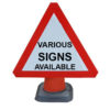 Start Traffic Cone Signs