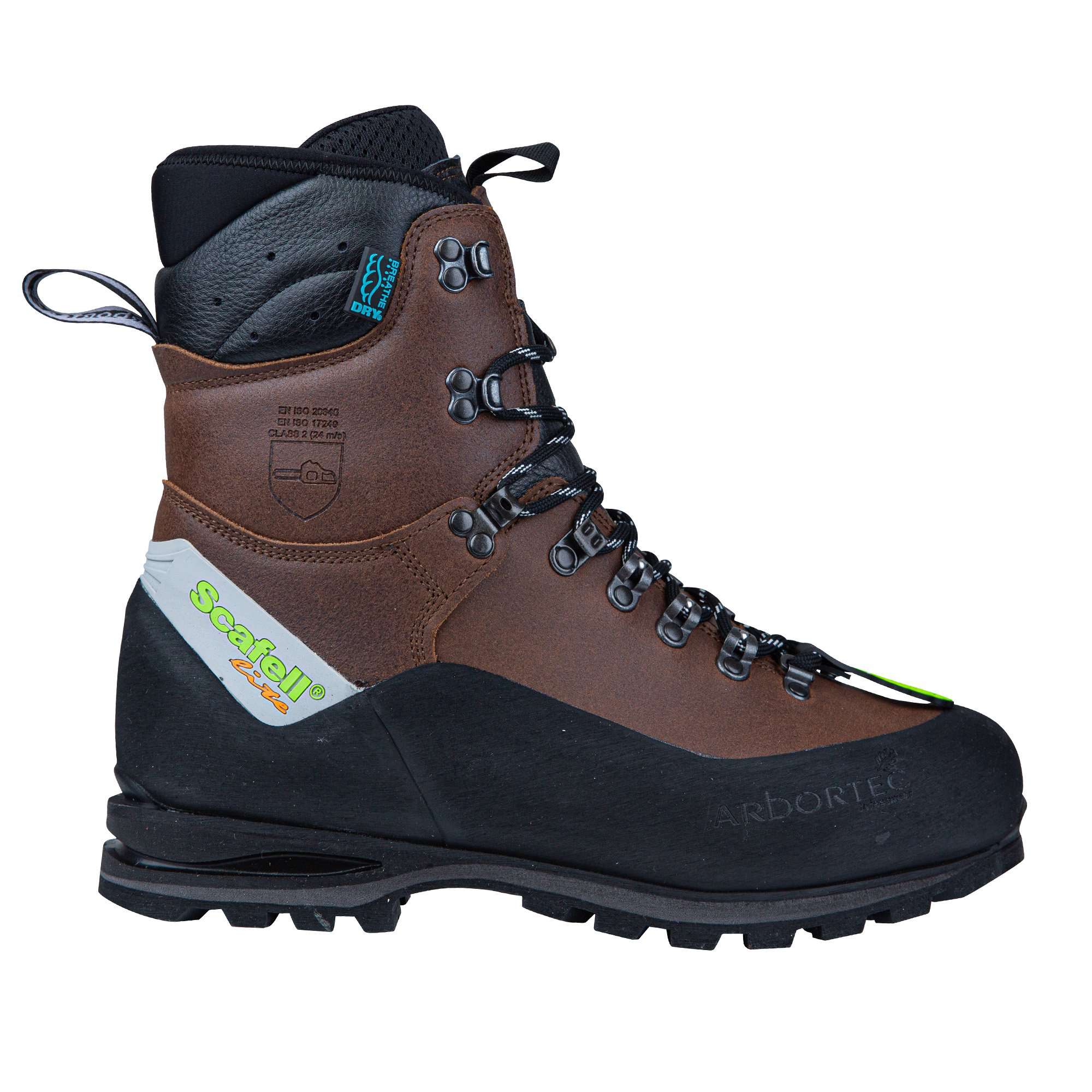Arbortec Scafell Lite Chainsaw Boots - Brown