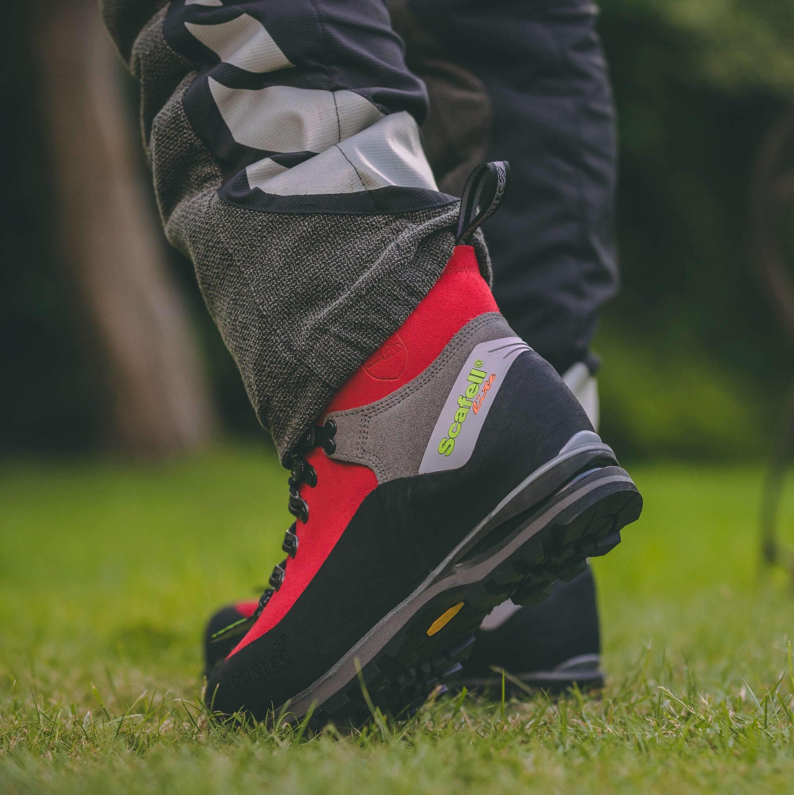 Arbortec Scafell Lite Chainsaw Boots - Red - Image 9