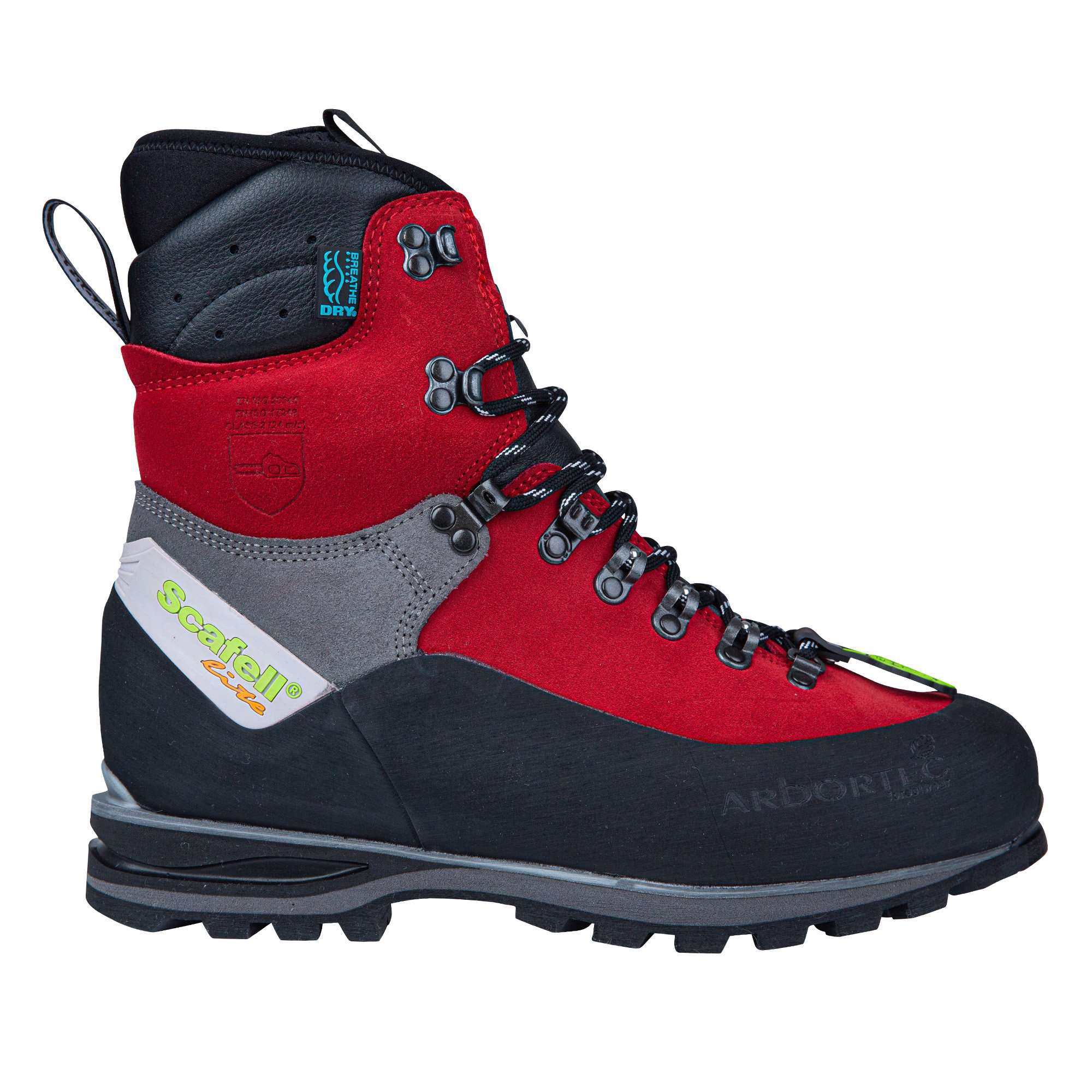 Arbortec Scafell Lite Chainsaw Boots - Red
