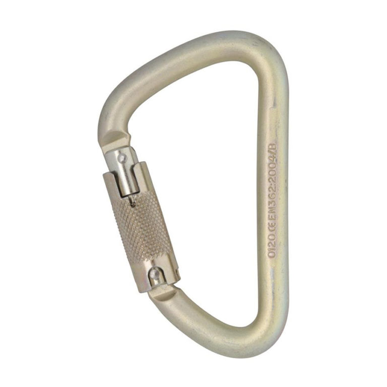 DMM Klettersteig Steel 3 Way Locksafe Carabiner - Honey Brothers