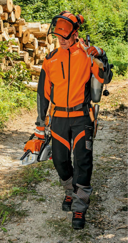 stihl hi-flex type a class 1 chainsaw protective trousers
