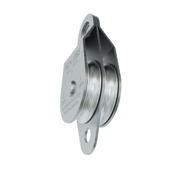 Portable Winch Snatch Block 76mm - Double