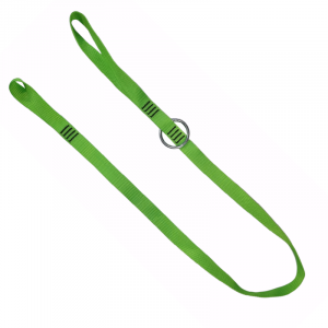 RNA Raider Chainsaw Lanyard with Carabiner - Neon Green, Heavy-Duty Built-In Bungee Cord, Arborist Gear