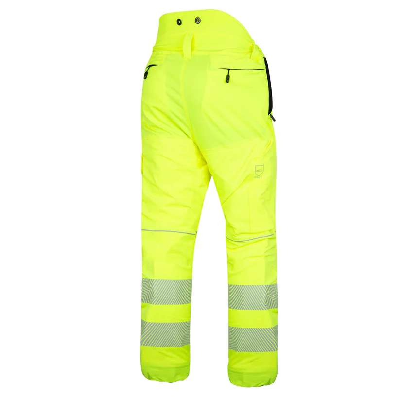 Arbortec Breatheflex Type C Chainsaw Trousers - Hi Viz Yellow - Image 4