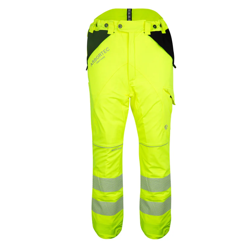 Arbortec Breatheflex Type C Chainsaw Trousers - Hi Viz Yellow - Image 3
