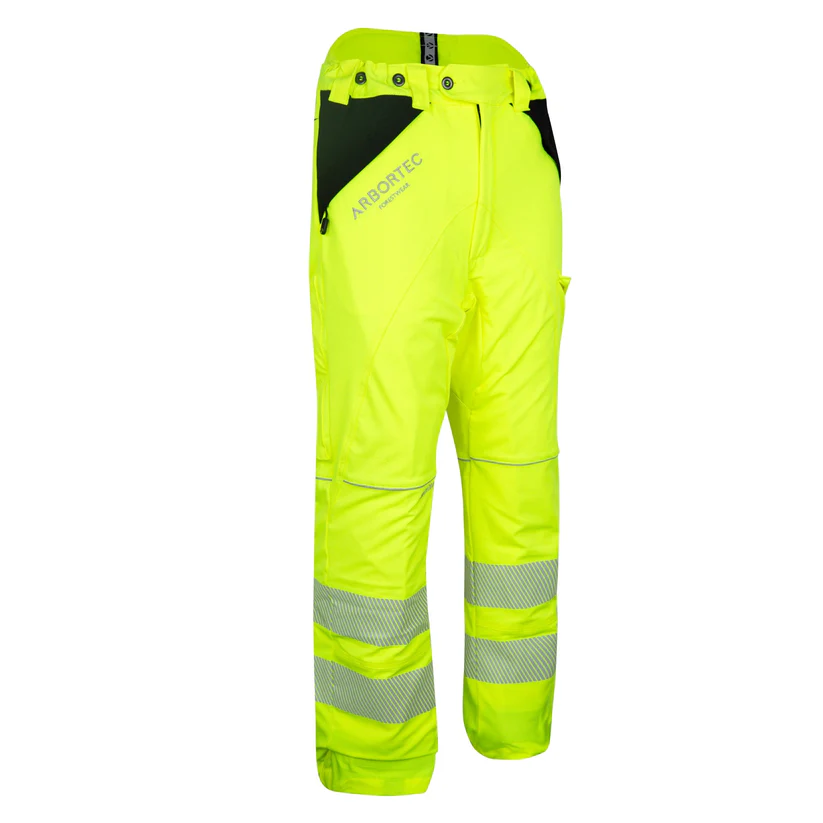 Arbortec Breatheflex Type C Chainsaw Trousers - Hi Viz Yellow - Image 2