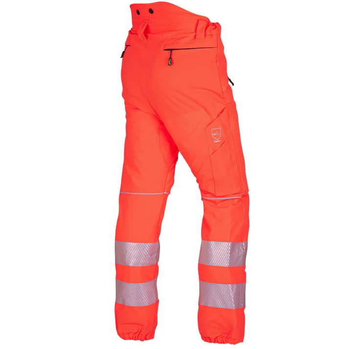 Arbortec Breatheflex Type C Chainsaw Trousers - Hi Viz Orange - Class 3 - Image 5