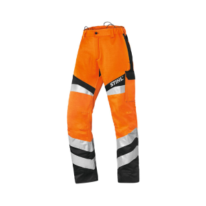 Stihl FS Protect Brushcutter Trousers - Hi-Vis Orange