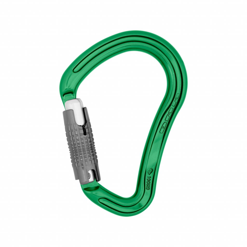 DMM Boa 30kN Locksafe Carabiner - Green - Honey Brothers