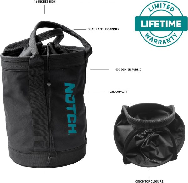 Notch 250 28 Litre Rope Bag Info