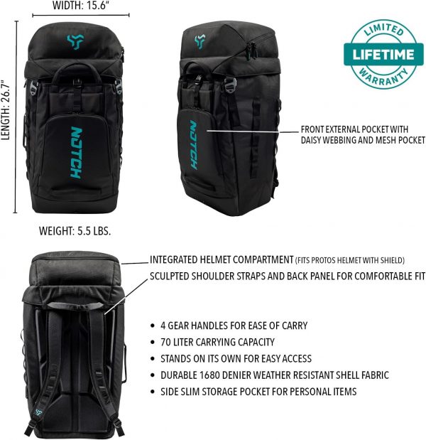 Notch 70L Hauler Bag Info