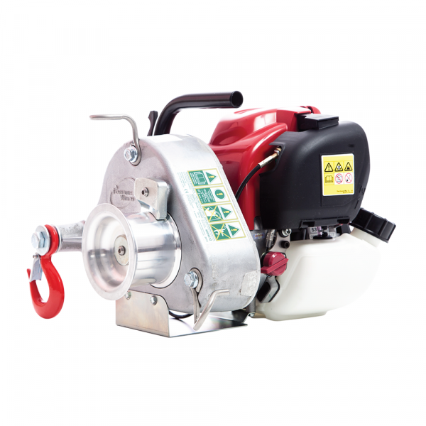 Portable Winch Petrol Winch - 1000kg Pull Force with Rope Break