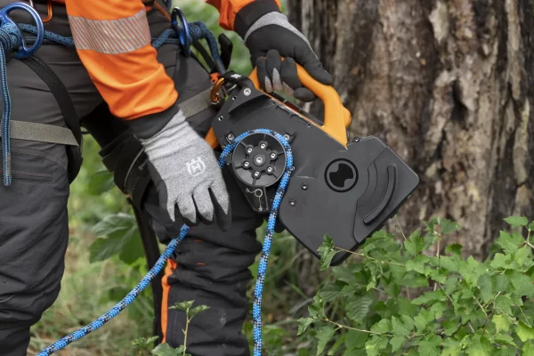 ascned rope on powered ascender