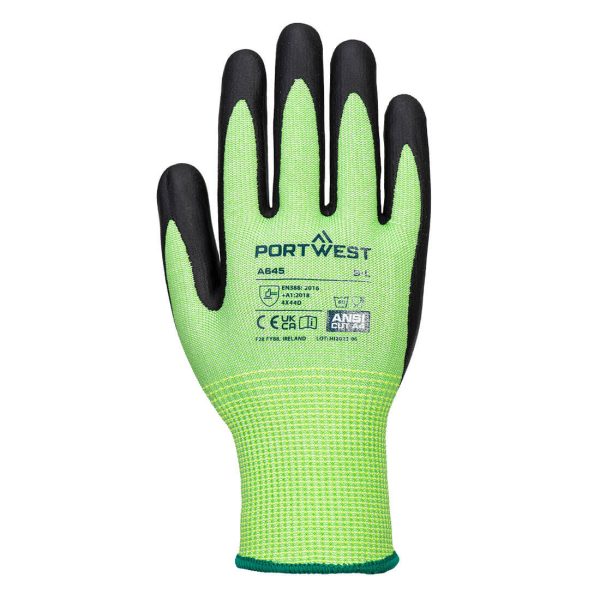 nitrile foam portwest gloves