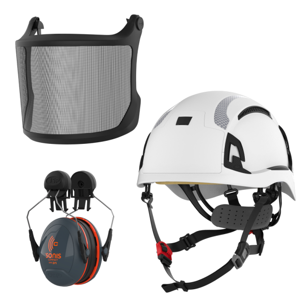 JSP EVO ALTA Dualswitch CR2 Safety Helmet Combo