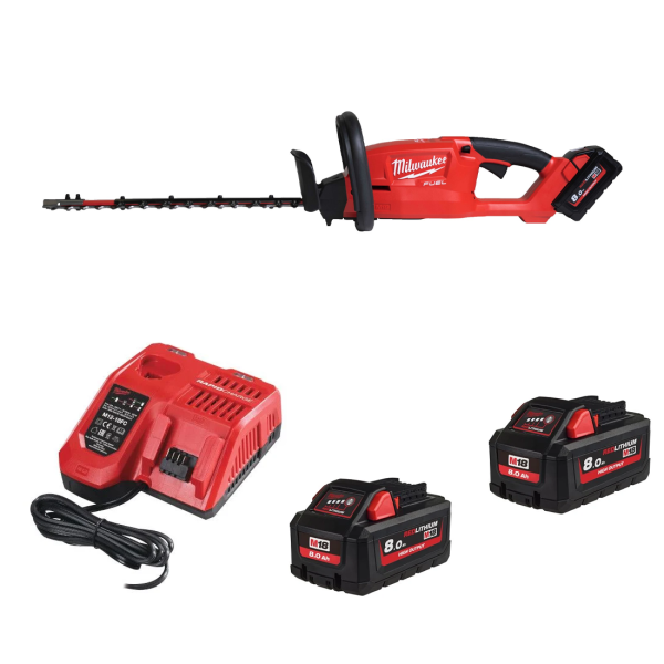 Milwaukee hedgetrimmer kit 2 batteries