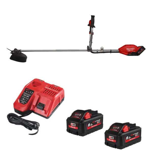 Milwaukee strimmer kit 2 batteries