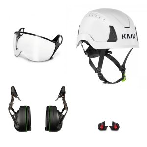 Kask Primero PL Pilot Clear Visor Helmet Combination - Chipper Spec