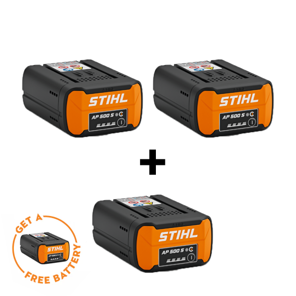 Stihl AP500 S Battery PROMO BUNDLE (Buy 2 Get 1 Free)