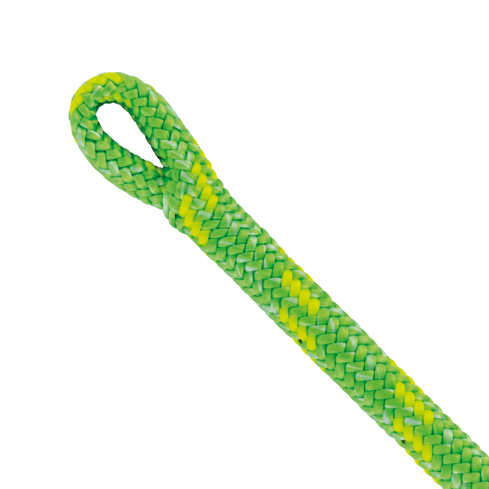 Petzl Flow 11.8mm Climbing Rope - Green - 1 Splice