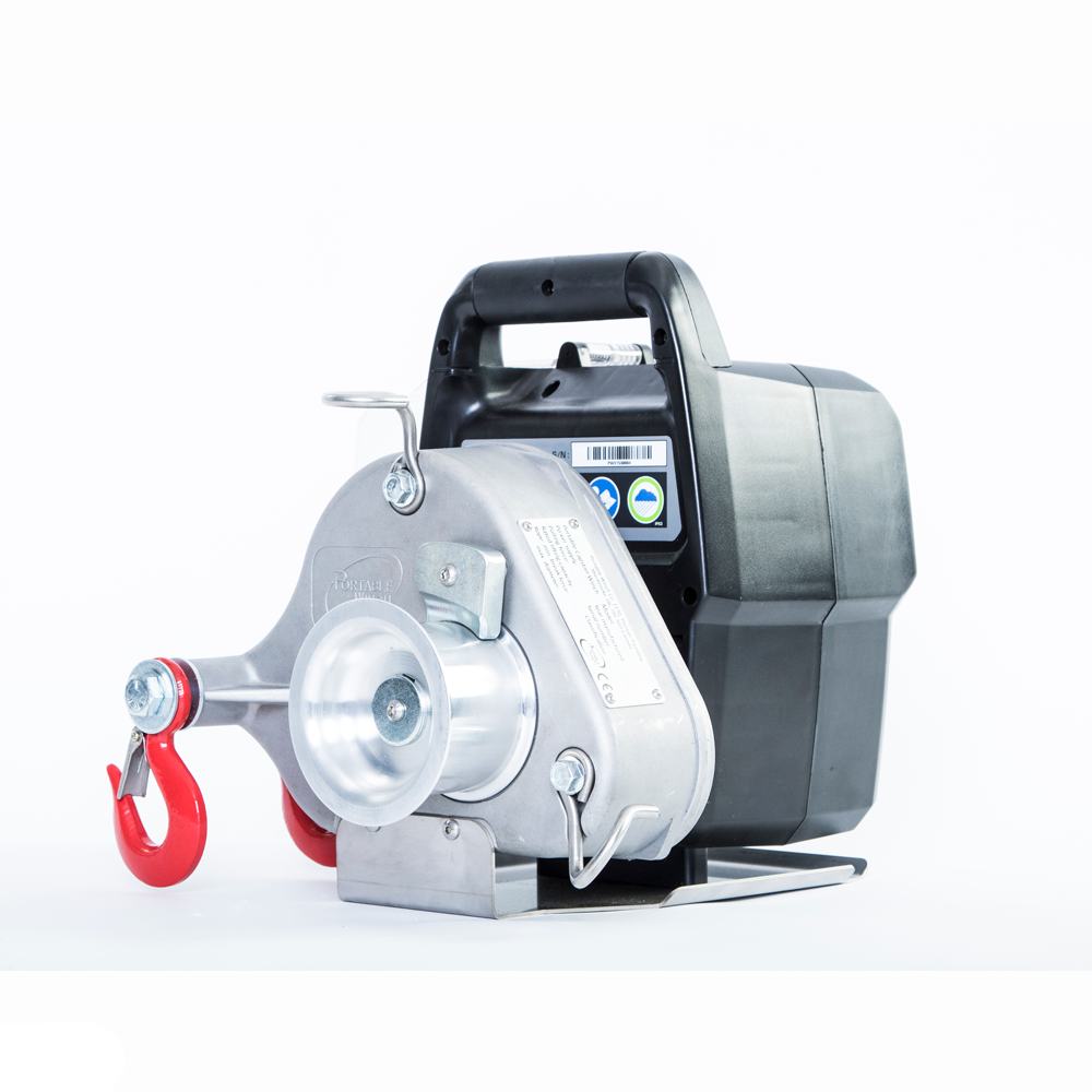 PW-PCW3000-LI-K Portable Winch Petrol Winch Kit - 1000kg Pull Force with Battery & Charger - Image 2