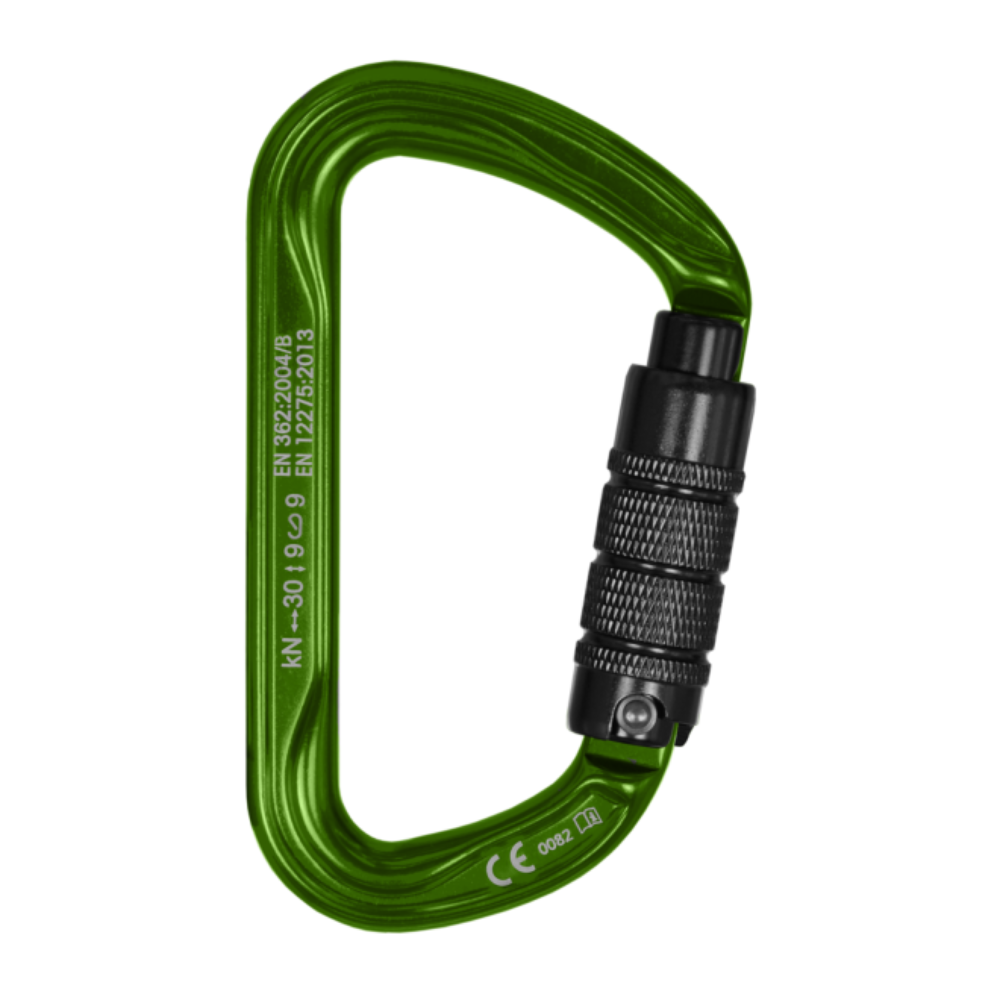 Stein Secura D 3 Way Carabiner - Green - Image 2