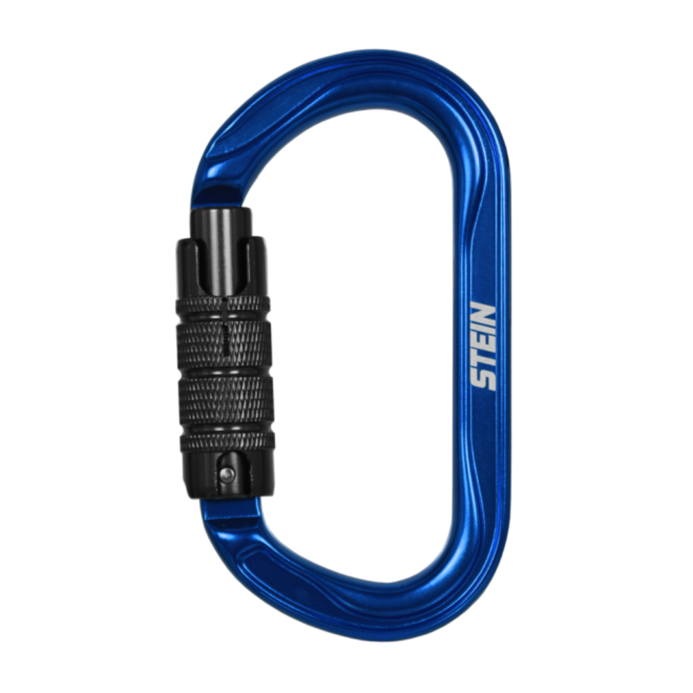 Stein Secura OVAL 3 Way Carabiner - Blue