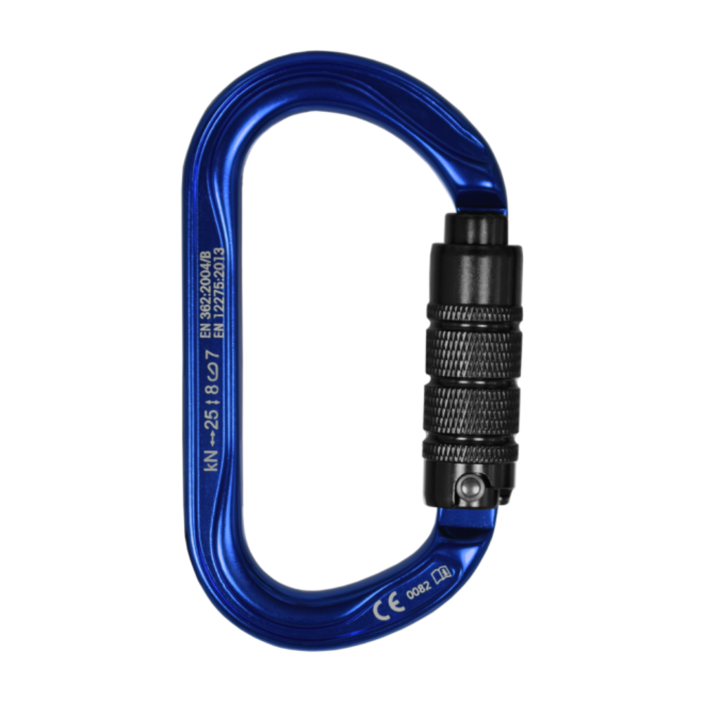 Stein Secura OVAL 3 Way Carabiner - Blue - Image 2