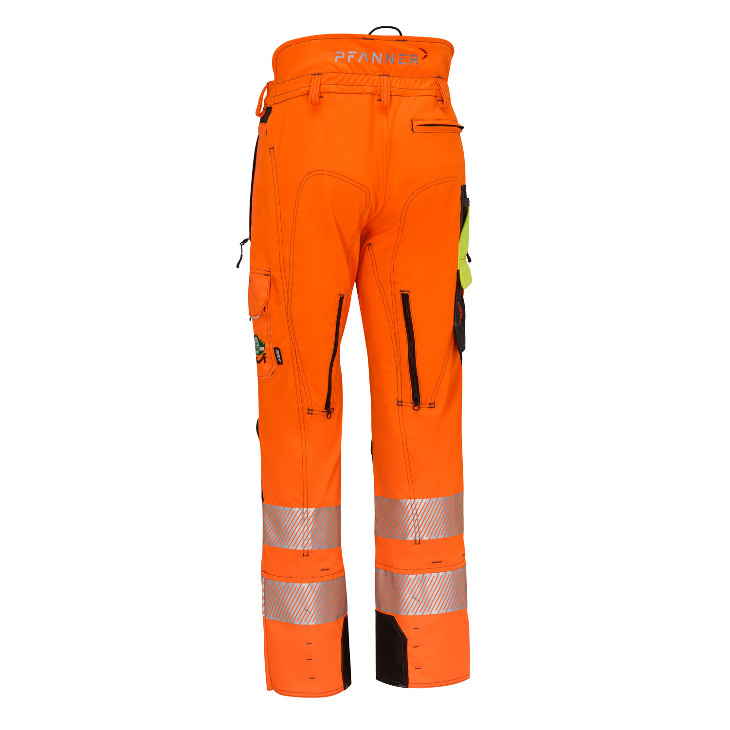 Pfanner Ventilation Type A Chainsaw Trousers Hi-Vis Orange - Image 2