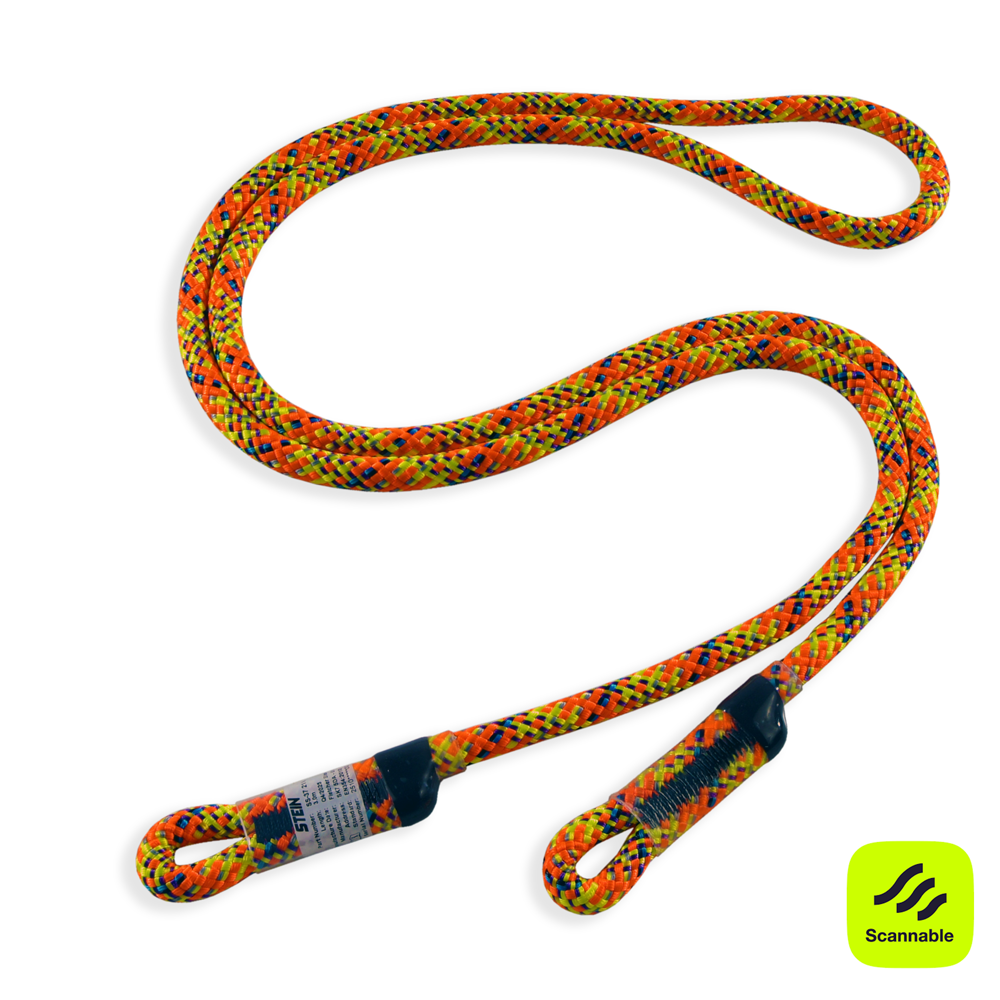 Stein SCE-X1 11mm Work Positioning Lanyard - Orange - Image 2