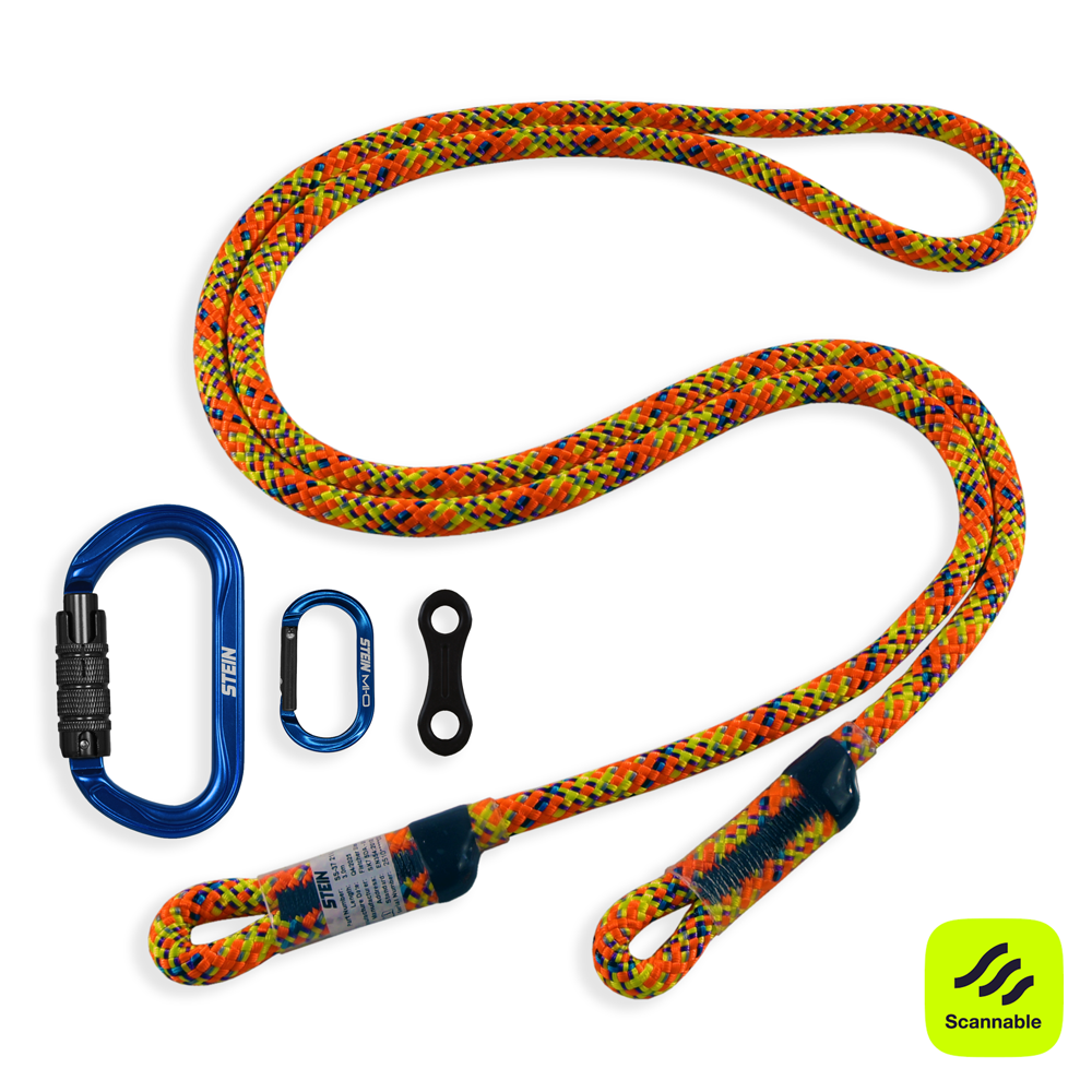 Stein SCE-X1 11mm Work Positioning Lanyard - Orange