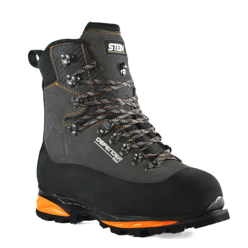 Stein Defender Max V2 Chainsaw Boots - Grey - Image 2