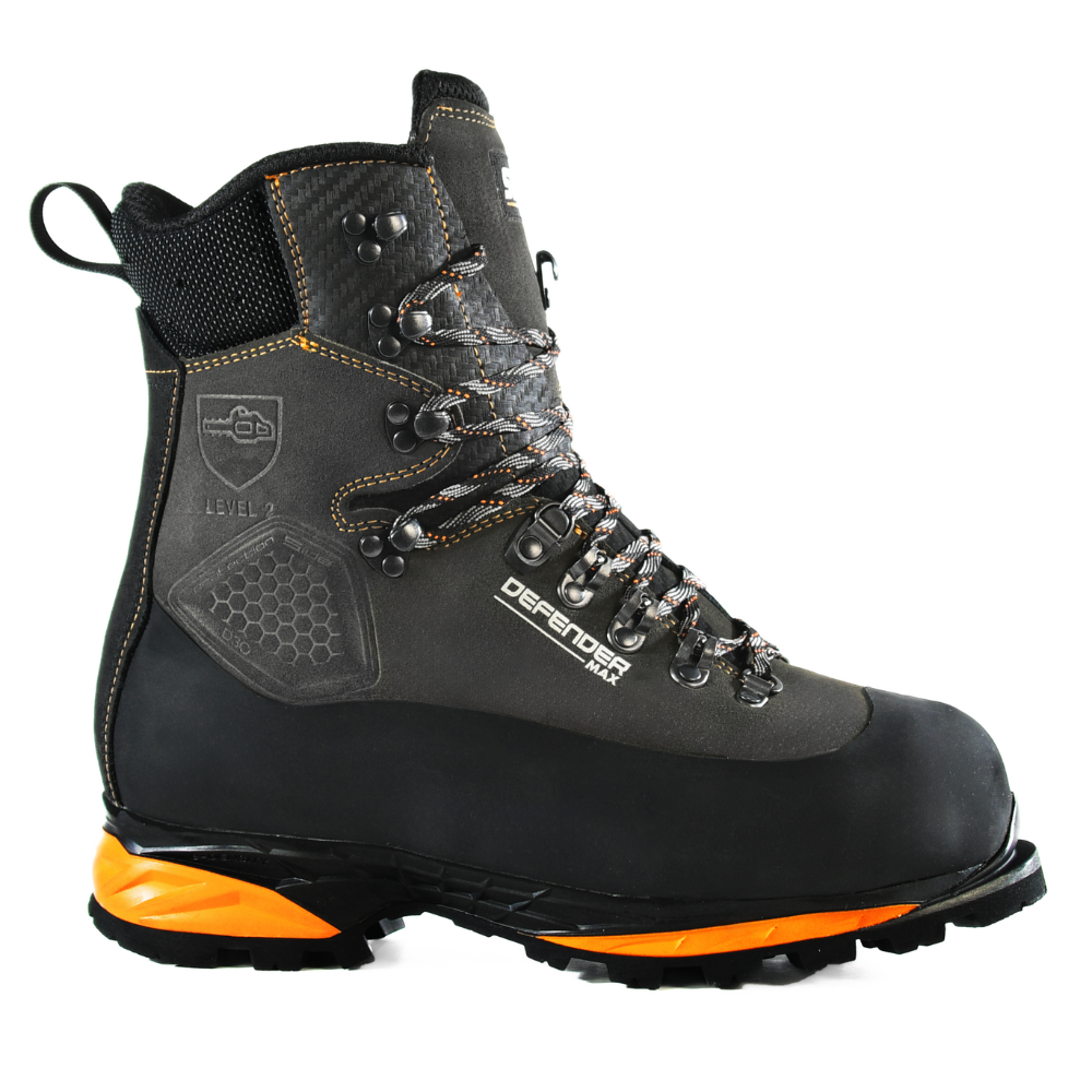 Stein Defender Max V2 Chainsaw Boots - Grey