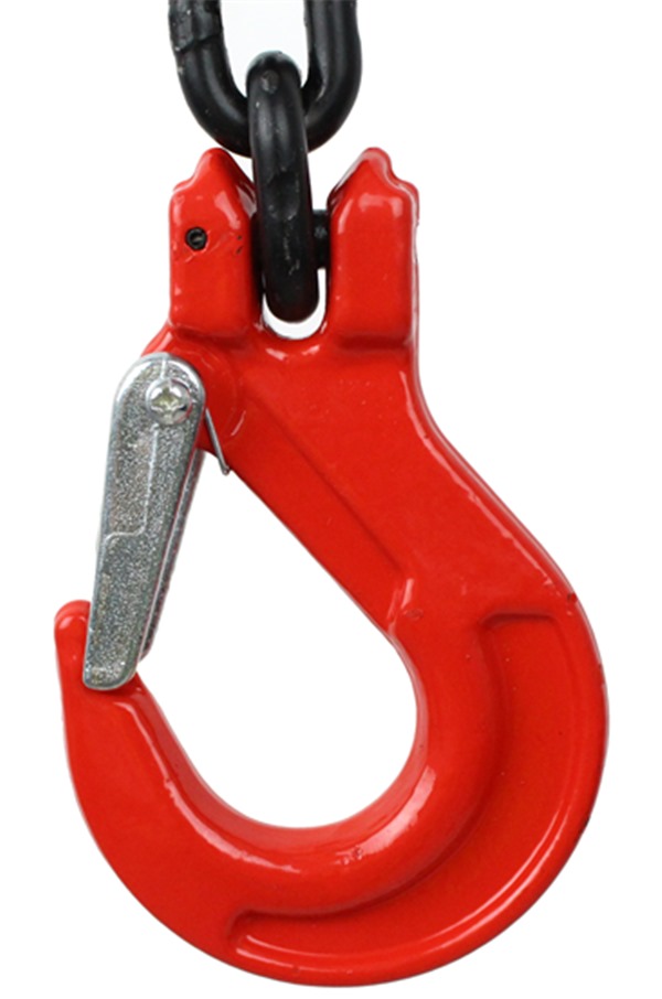 7mm G8 Single Leg Chainsling, Latch Hook, 1m - Image 3