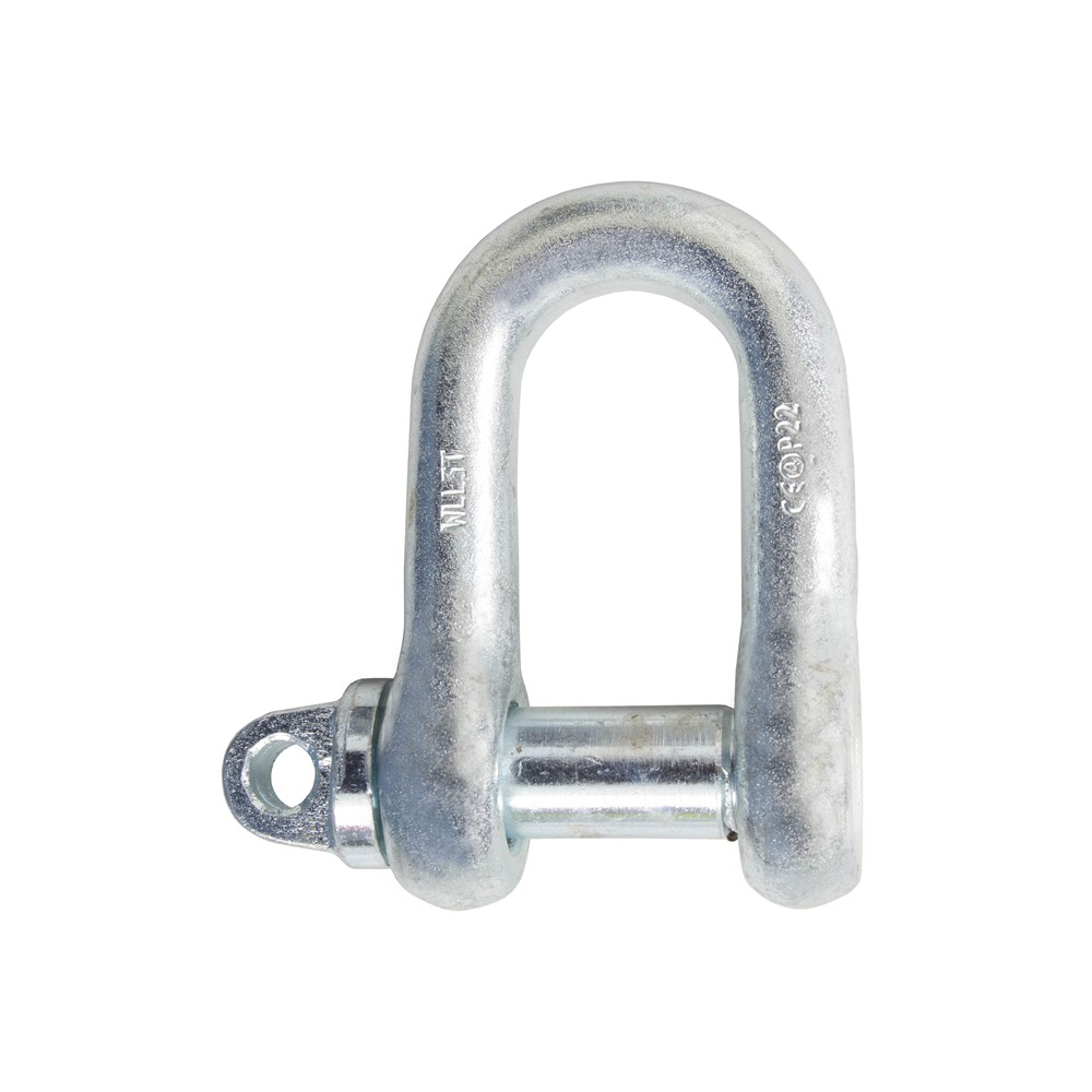 Large Steel Dee Shackle, Screw Pin 3ton