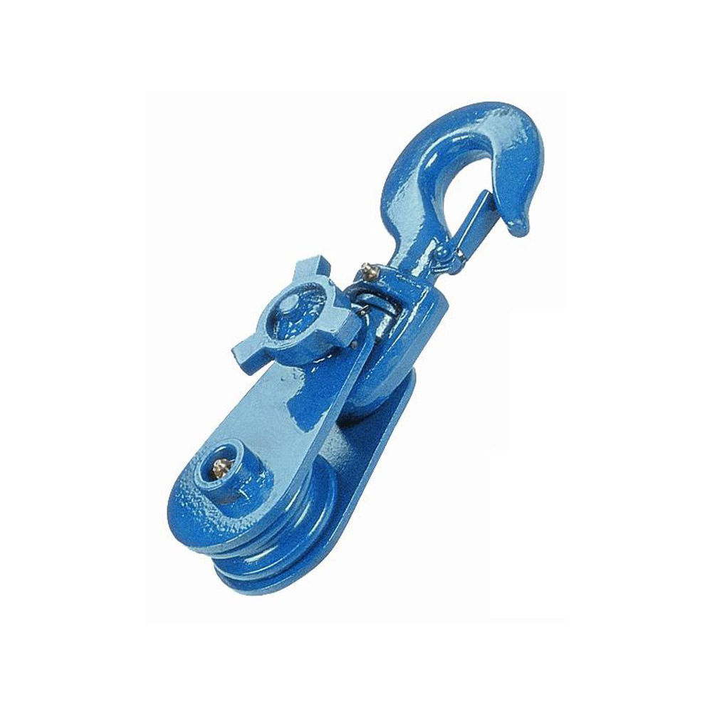 4tonne Snatch Block, 4.5" Sheave, Hook fitting