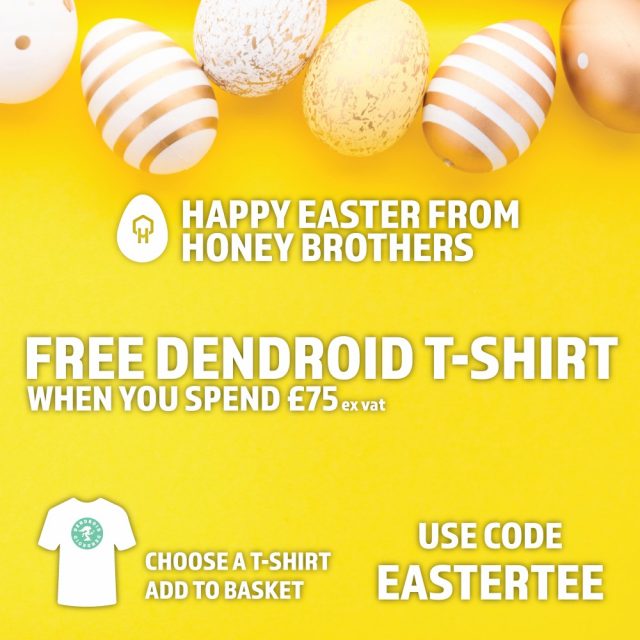 Make sure to grab yourself a Free @dendroidclothing T-shirt this weekend!

Spend over £75 ex vat and add the style you like to your basket!

Use the code EASTERTEE to save the cash! 

#honeybros #treecare #dendroidclothing #easterweekend #arborist #treelife