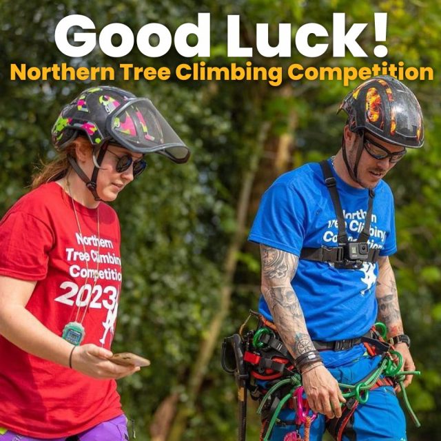 Good Luck to all the Climbers this weekend competing in the Northern Tree Climbing Competition! 🤘

Thanks @mickarblife for getting us involved.

We are proud to be sponsoring the Throwline Event!

@josephinehedger @k8ytree @atattooedarborist @mollmayyarb @conan_tree 

#honeybros #arblife #treecare #arborist #ntcc #northerntreeclimbingcompetition