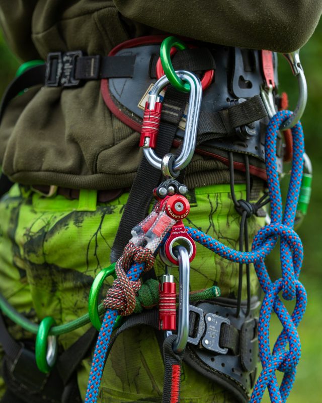 The NEW @camp1889work Gyro Single Lanyard is available now at Honey Brothers.

A versatile and innovative tree climbing lanyard that integrates the exclusive Gyro swivel for exceptional freedom of movement.

For use on front or side attachment points. The retrieving pulley features a minimal design and is equipped with a built-in secondary attachment point. 

Available in 3.5m, 5m and 7m

#honeybros #arborist #arbgear #lanyard #arboriculture
