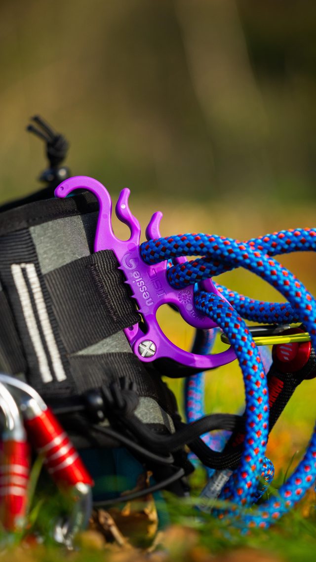 The Nessie Lanyard clip… new colours in stock now!

Featuring four flexible fins designed to effortlessly clip loops of the climbing line (max. ø13mm/ 1/2″ rope). 

This durable NESSIE allows for convenient partial or complete rope storage at all times.

#honeybros #nessie #lanyard #iscwales #arborist #arbgear #climbinggear #treeclimber