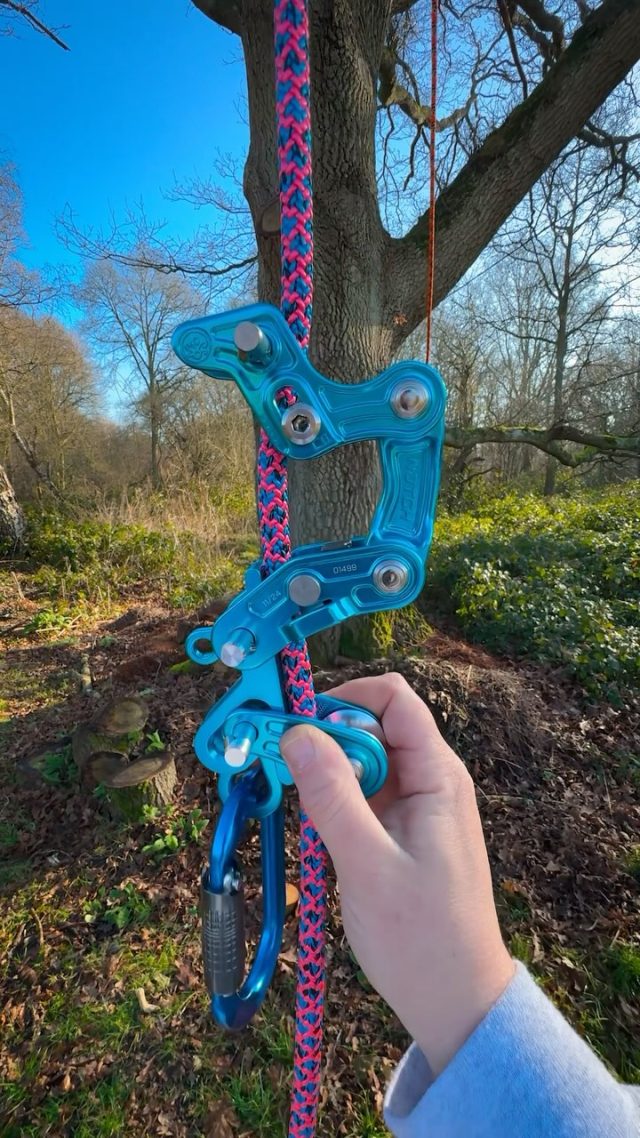 For all you slick pin lovers 🫶🏻

Grab this limited edition @notchequipment Teal Rope Runner Pro in store or online now. 

#honeybros #notchequipment #roperunnerpro #arborist #treeclimber #arbgear #climbinggear