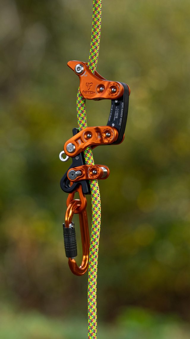NEW Notch Drop!!! 

The Rope Runner Vertec is now available in a limited edition orange! 

Designed by @notchequipment in collaboration with Kevin Bingham, the Vertec is the next-generation climbing and work positioning device for arborists. 

Building on the success of the Rope Runner Pro, Vertec offers tool-free friction adjustments, seven friction settings, midline attachability without slic pins, and smooth modulation for ascending and descending. 

Recent refinements based on arborist feedback make tending smoother across more rope and carabiner setups. 

Compatible with 11–12.9 mm ropes and CE certified, the Vertec delivers tool-free adjustability and an intuitive design for smooth descents.

Get yours in store or online now!!

#honeybros #notchequipment #arborist #treework #arblife #treeclimber #arbgear